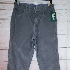 L.L. Bean 1912 Stretch Asphalt Corduroy Men Pants